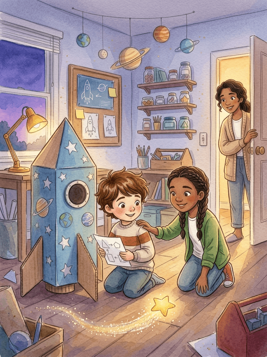 Leo e o clube do astronauta de papel