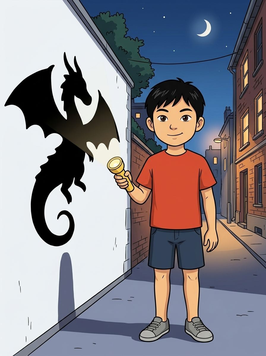 Kenji y el dragón de sombra