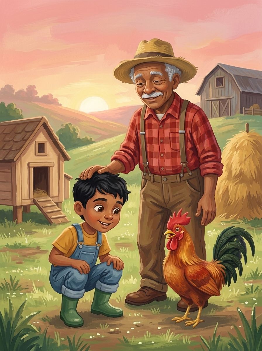 Malik and the Rooster Who Lost His Crow