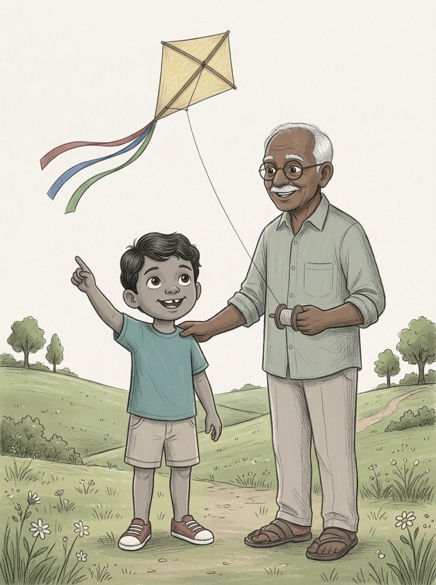 Ravi y la cometa amarilla